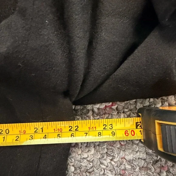 Vintage Lubiam Elegant Black Cashmere and Wool Men's Blazer Made in Italy 50R - Picture 13 of 13